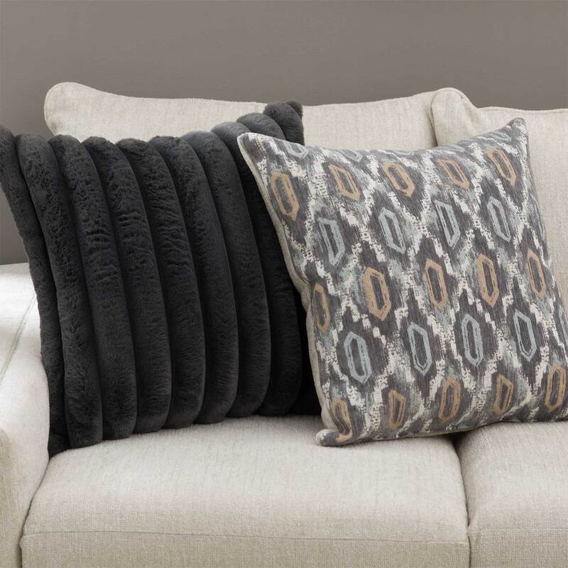 Behold 3590 Stone Fabric Sectional
