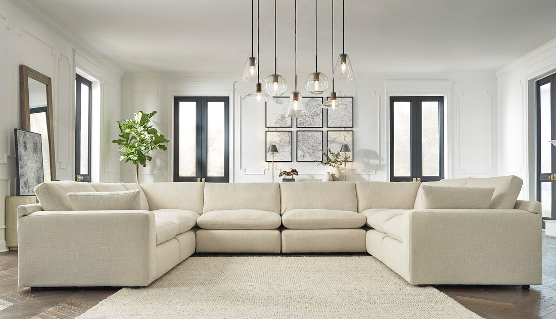 10006 Linen 5PC Oversized Sectional