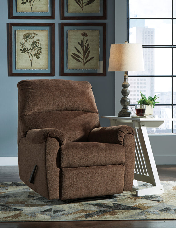 Ashley 1080229 Chocolate Zero Wall Recliner