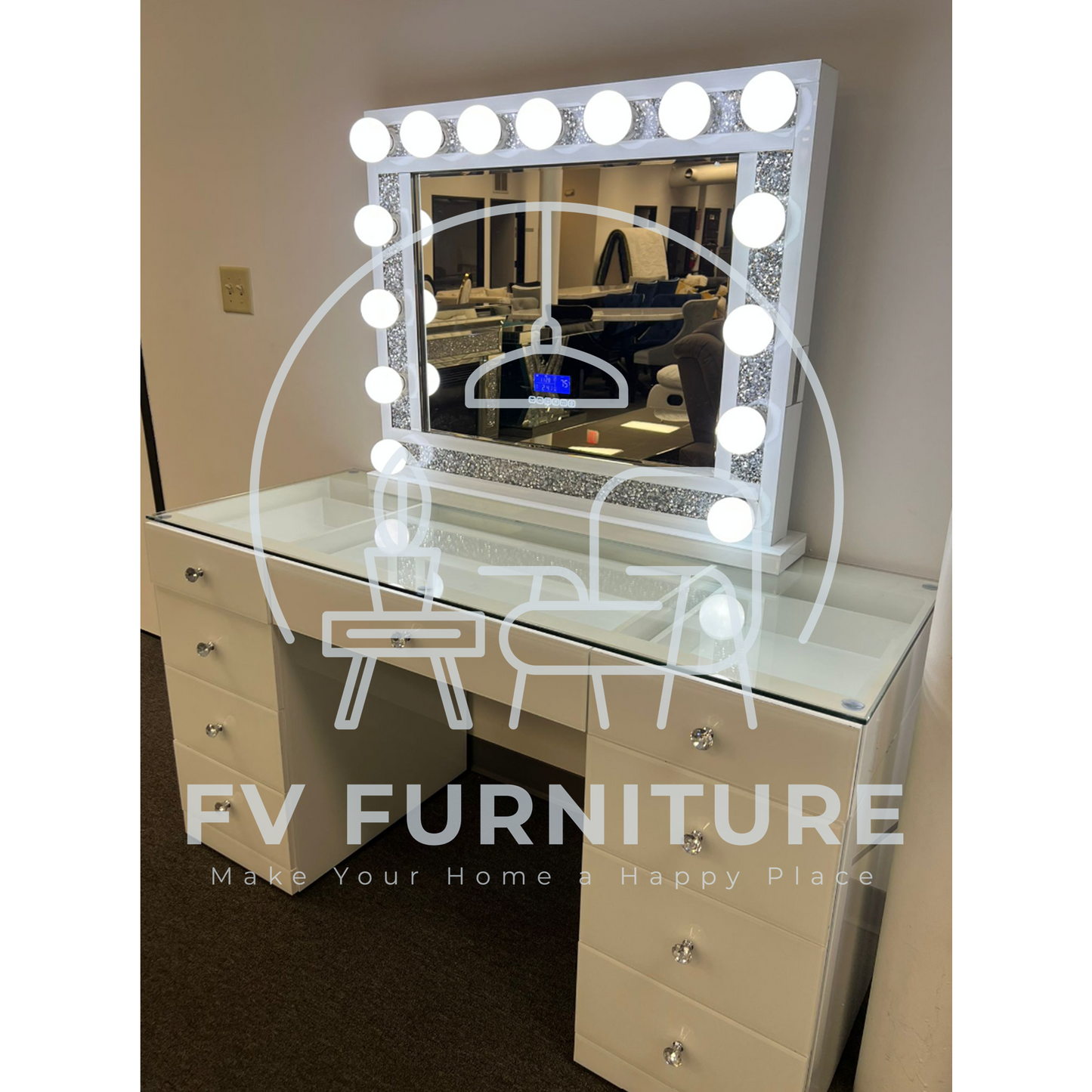 White Vanity