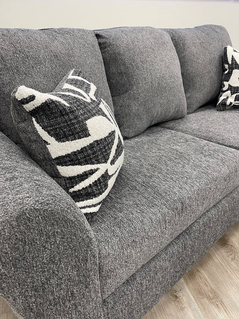210 Gray 2PC Sofa and Loveseat Set