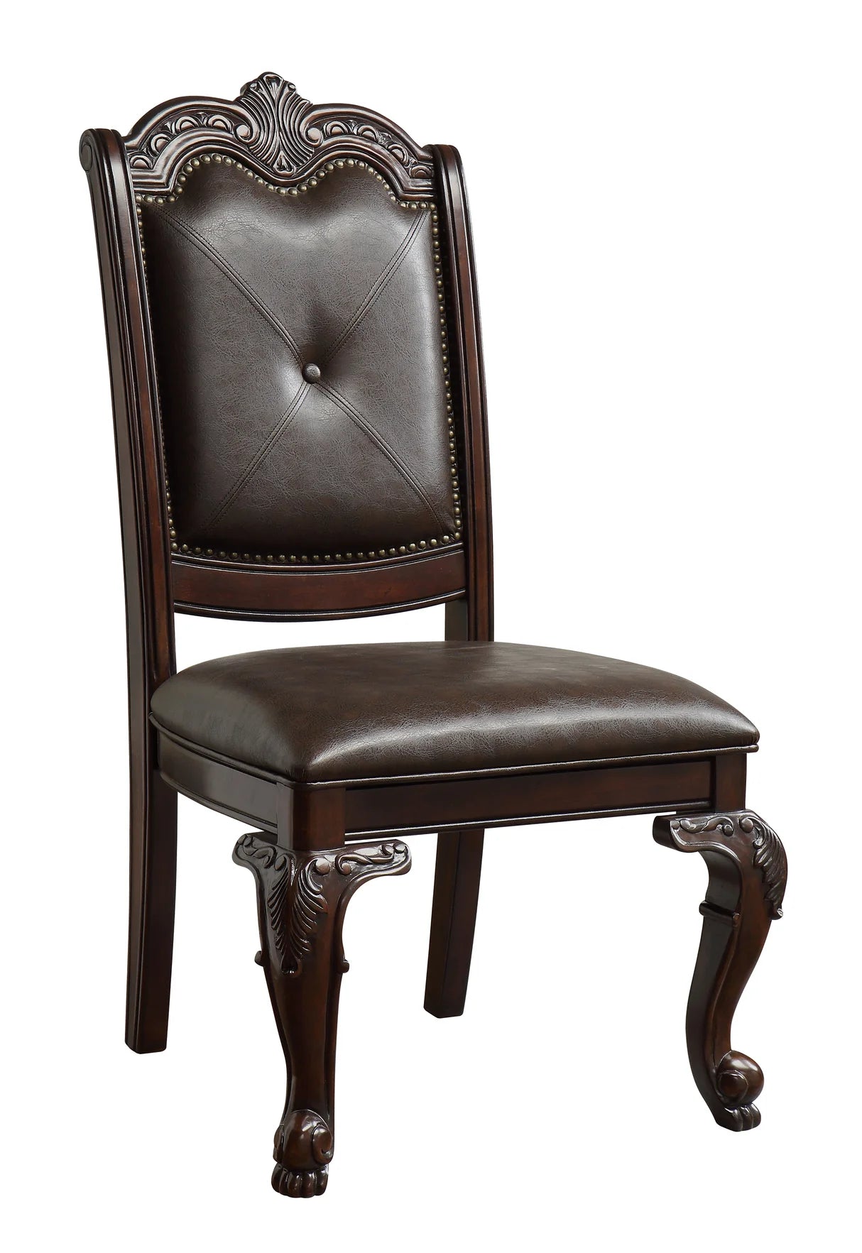 9pcs Kiera Traditional Wood Dining Set