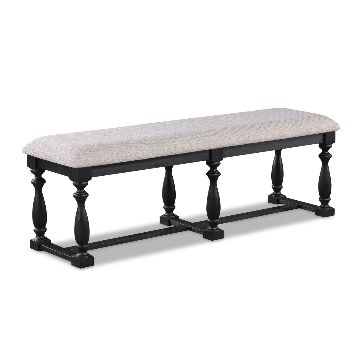 6pcs Regent Charcoal Black Dining Set