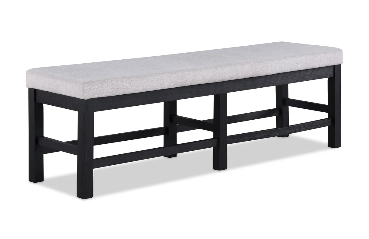 6pcs Pelham Gray Dining Room Set