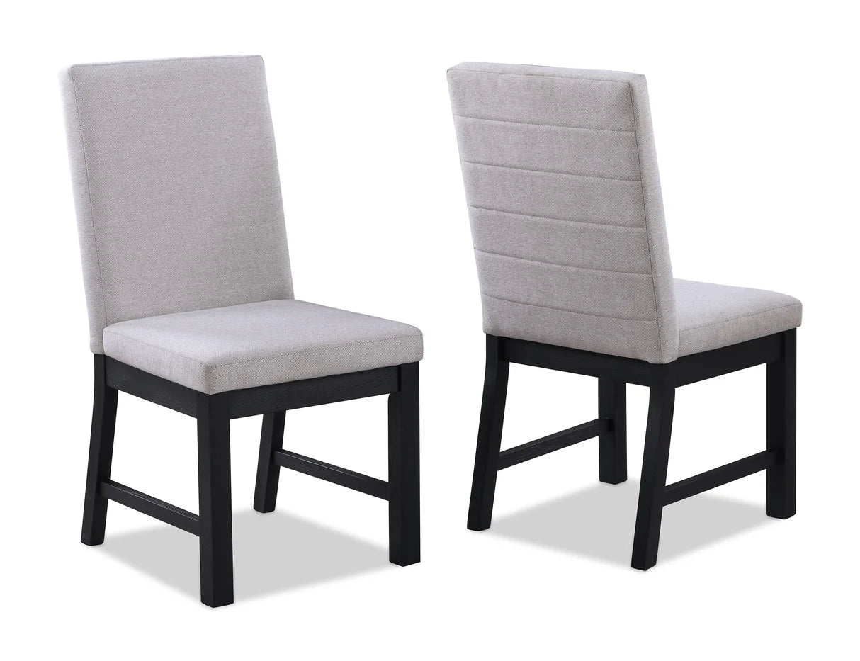 6pcs Pelham Gray Dining Room Set