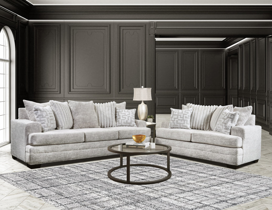 267505 Oyster Sofa & Loveseat Set