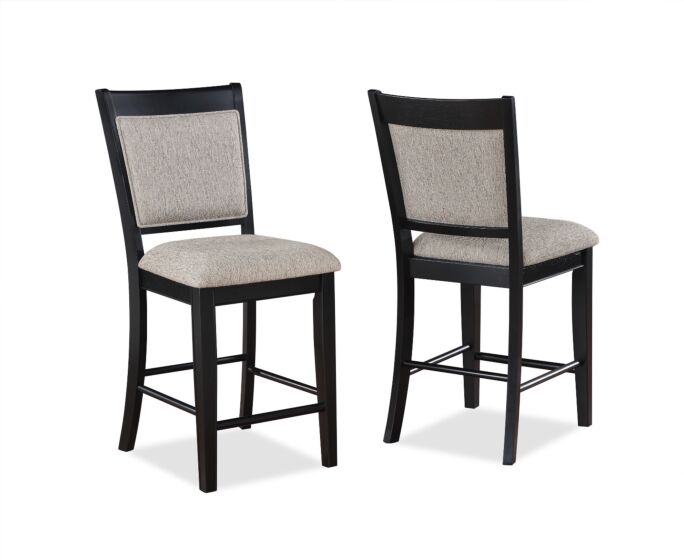 6pcs Fulton Light Grey Counter Height Dining Set