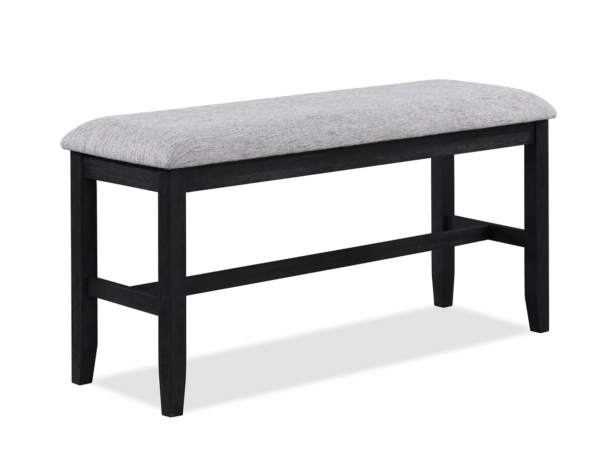6pcs Buford Charcoal Counter Height Dining Set