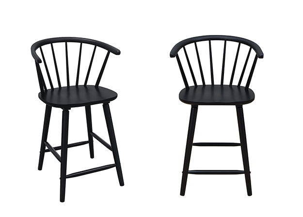 2981BK-24 Janna Black Counter Height Stool