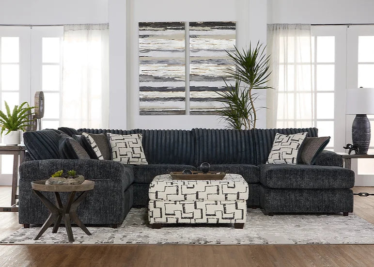 S19950 Galactic Charcoal 3 Pieces Sectional