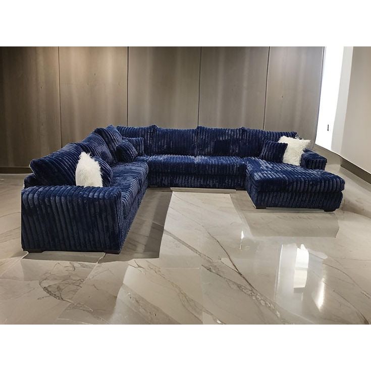 S320 Texan (Blue) - 4pcs Sectional