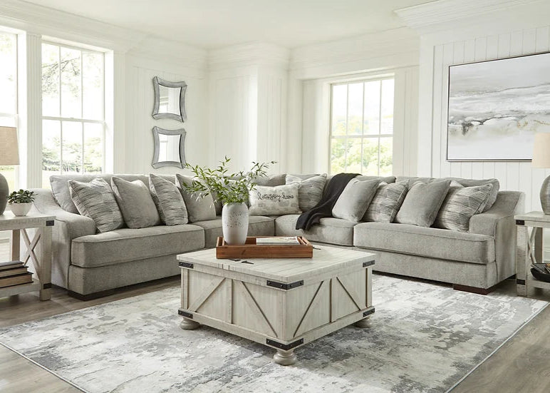 Ashley 52304 Bayless Smoke gray polyester Sectional