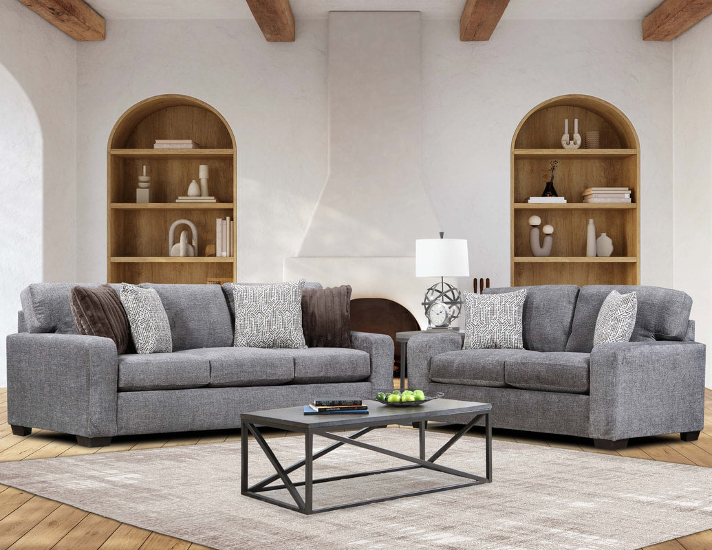 4003 Downy Taupe Sofa & Loveseat
