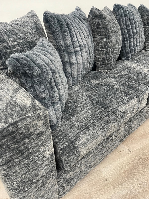 410 Charcoal Sofa & Loveseat Sofa Set