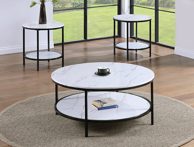 3pcs 4215 Valerie Cocktail Table Set