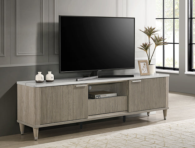 BRITANY TV STAND DRIFT WOOD COLOR