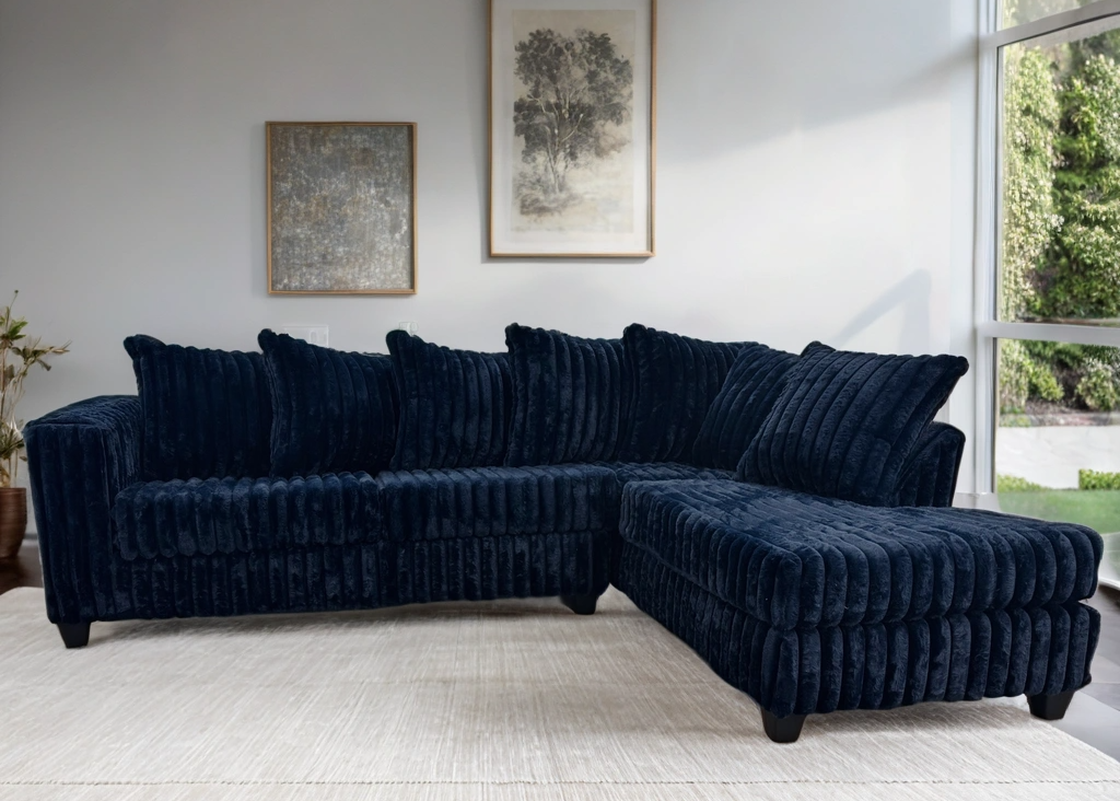 510 Blue Navy Sectional
