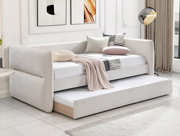 PHILIPA DAYBED ARM+SLAT-OAT TWEED
