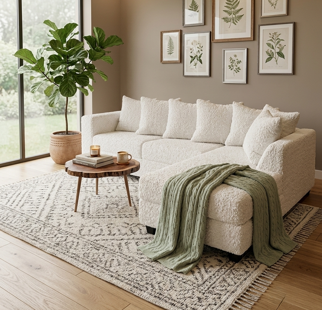 610 Sectional (Cream)