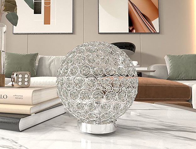 6262T-2 Crystal Globe Table Lamp