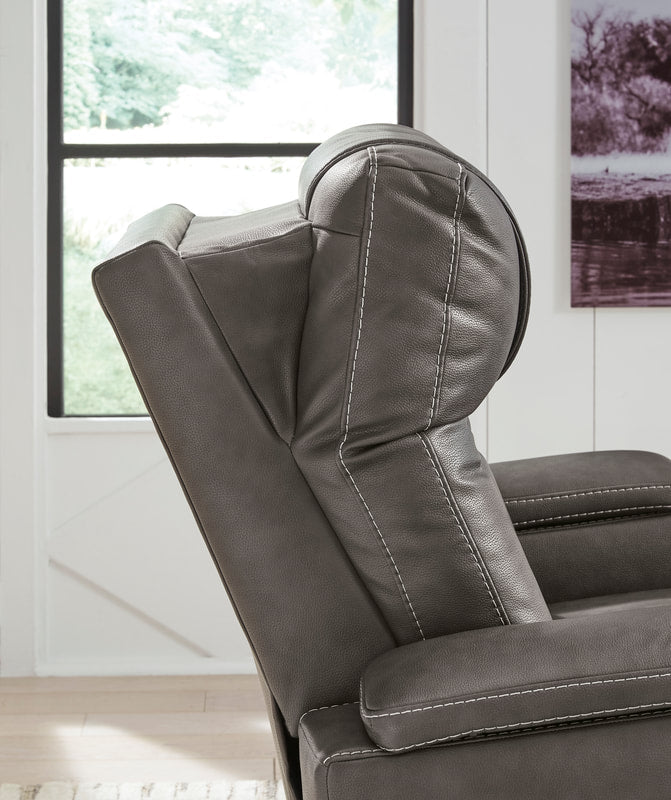 Ashley 6620513 Brown LED Power Recliner