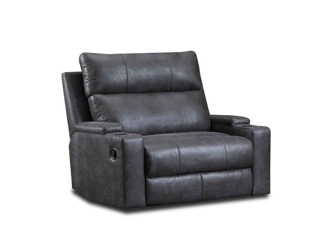 9100 Grey Oversized Big Mans Recliner