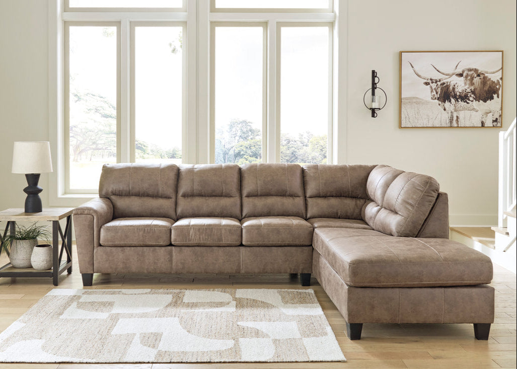 Ashley 940-04 Fossil Leather Sectional