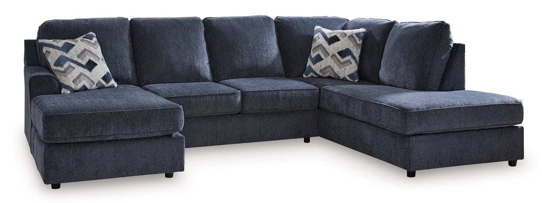 Ashley 953-02 Navy Fabric Sectional