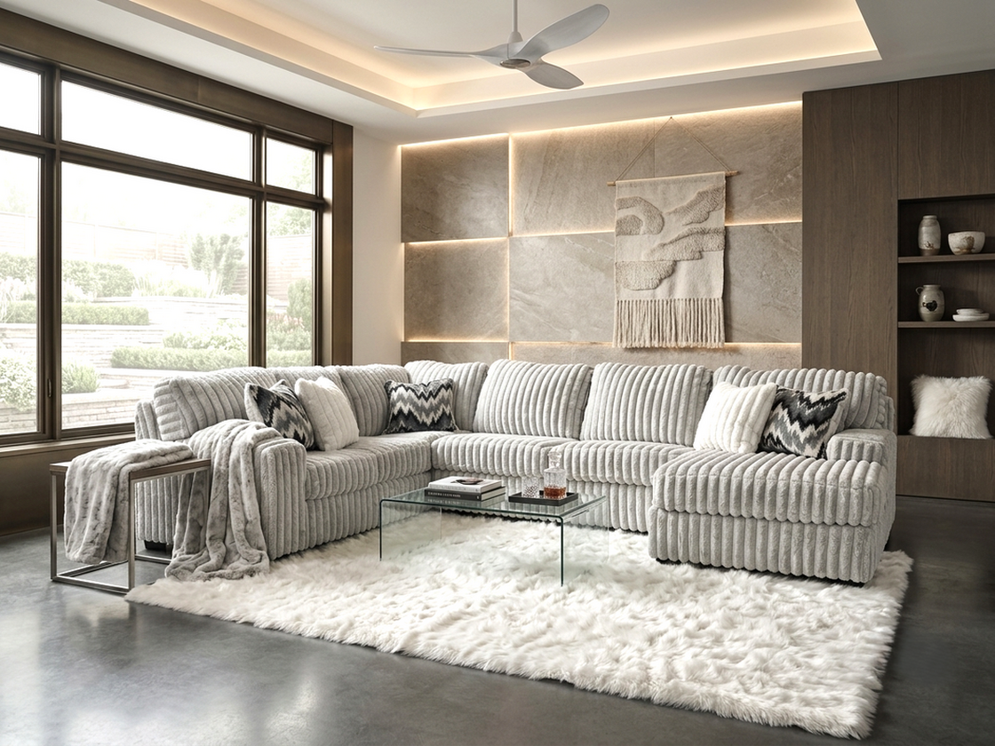 9800 - Sectional (Gray)