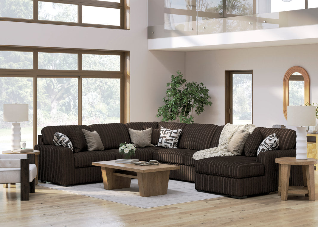Ashley 981-04 Chocolate 4pc Oversized Sectional