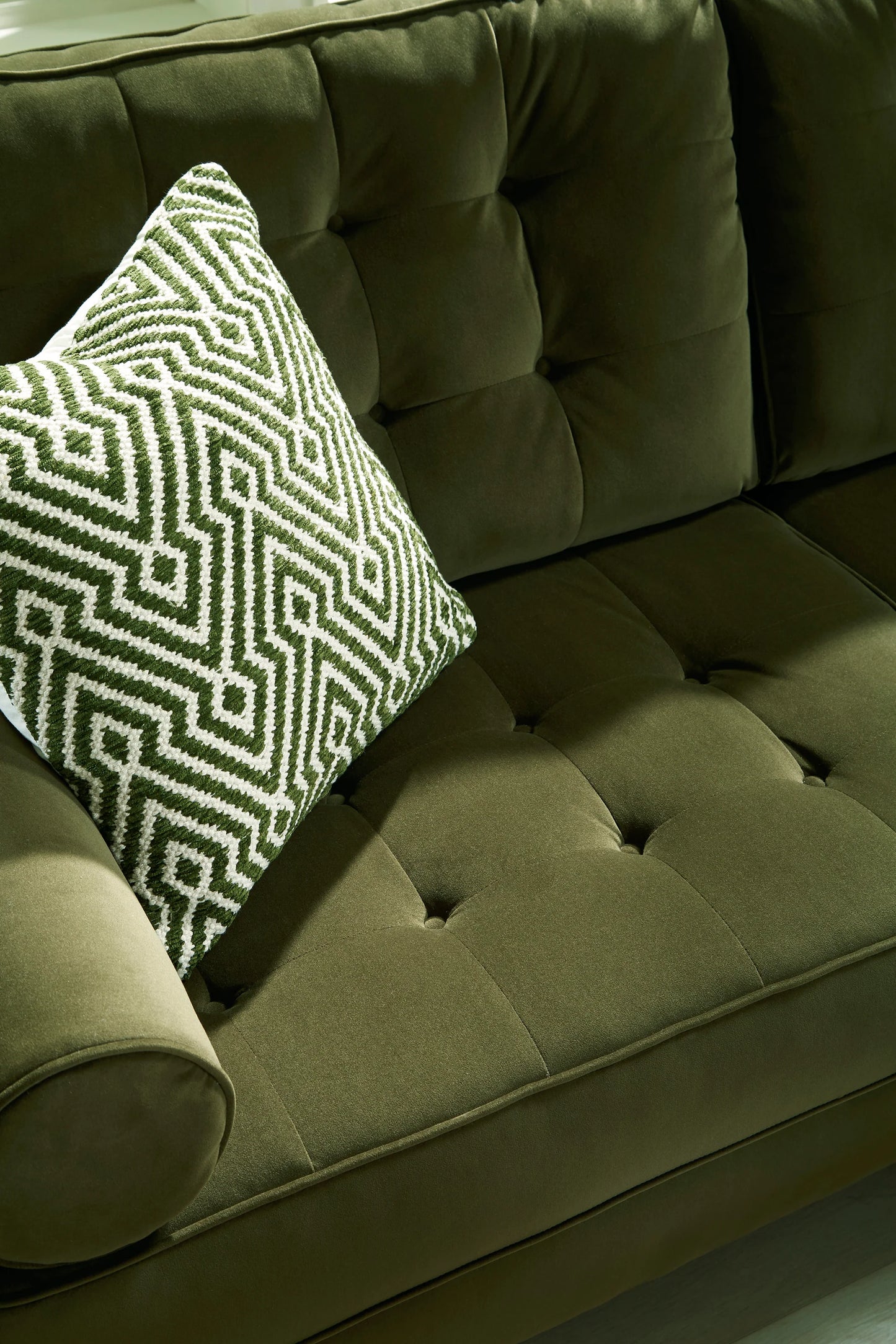 AS26404 Reveon Lakes Olive Sofa & Loveseat