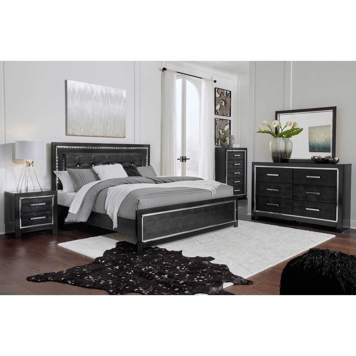 4pcs & 5pcs ASB1420 Kaydell Bedroom Set