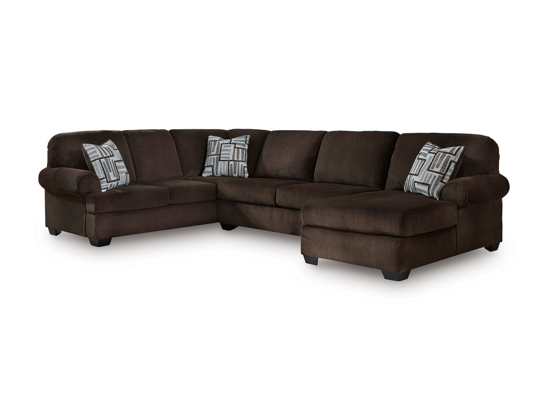 Ashley 356-03 Chocolate 3PC Sectional