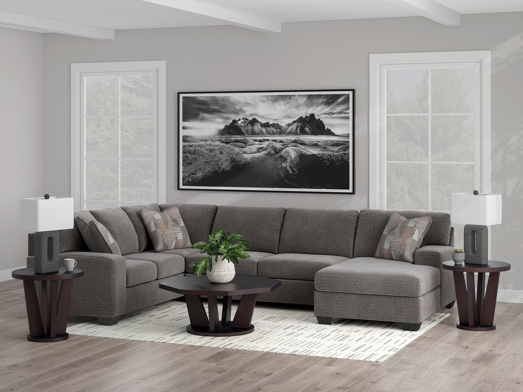 Ashley 484-05 3PC Greystone Sectional