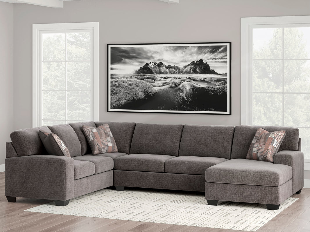 Ashley 484-05 3PC Greystone Sectional