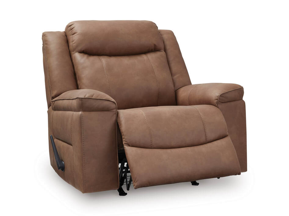 Ashley 6530825 Caramel Oversized "BIG MANS" Rocker Recliner