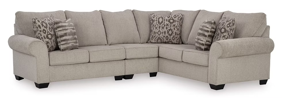 Ashley 90603 Claireah Umber Polyster Sectional
