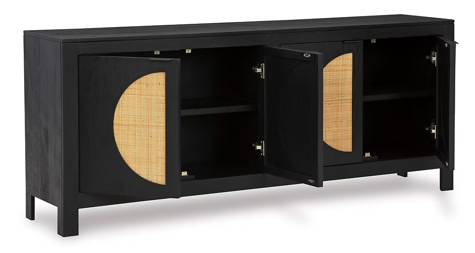 Ashley A4000575 Cliffiings Natural Black TV Stand