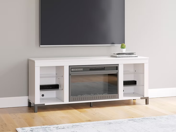 Ashley W2722-168 Brollevi White TV Stand