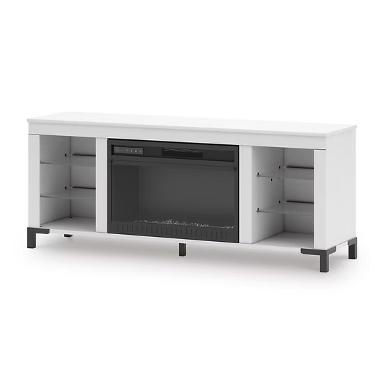 Ashley W2722-168 Brollevi White TV Stand