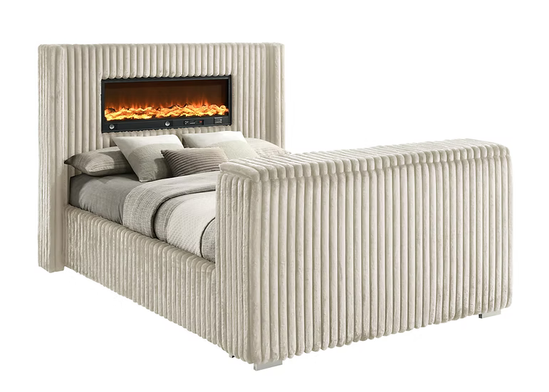 5pcs or 4pcs B2040 Henley Cream Bedroom Set
