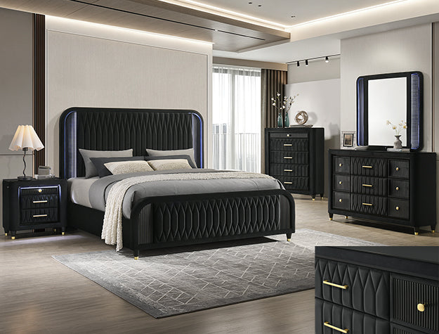 VALERIA QUEEN HEADBOARD W/LEGS