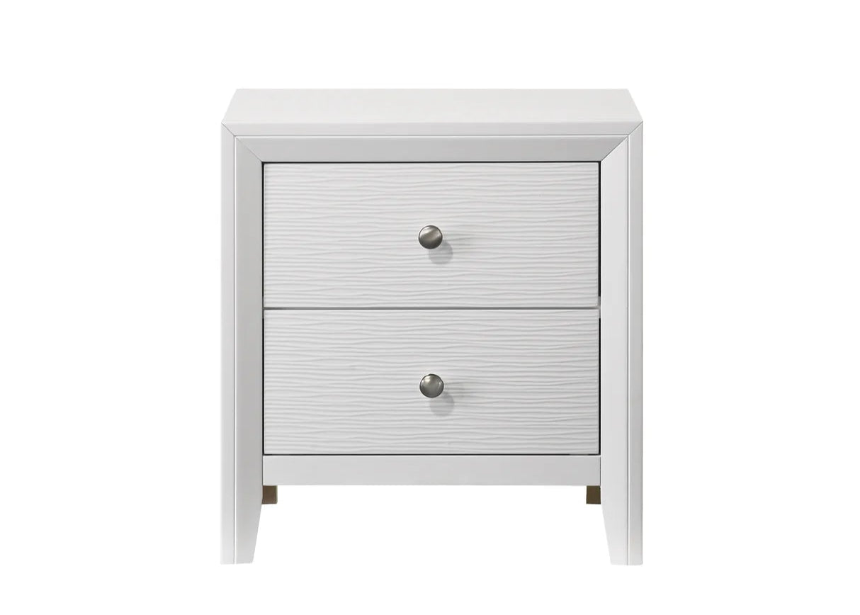 5pcs Denker-Evan White Bedroom Set