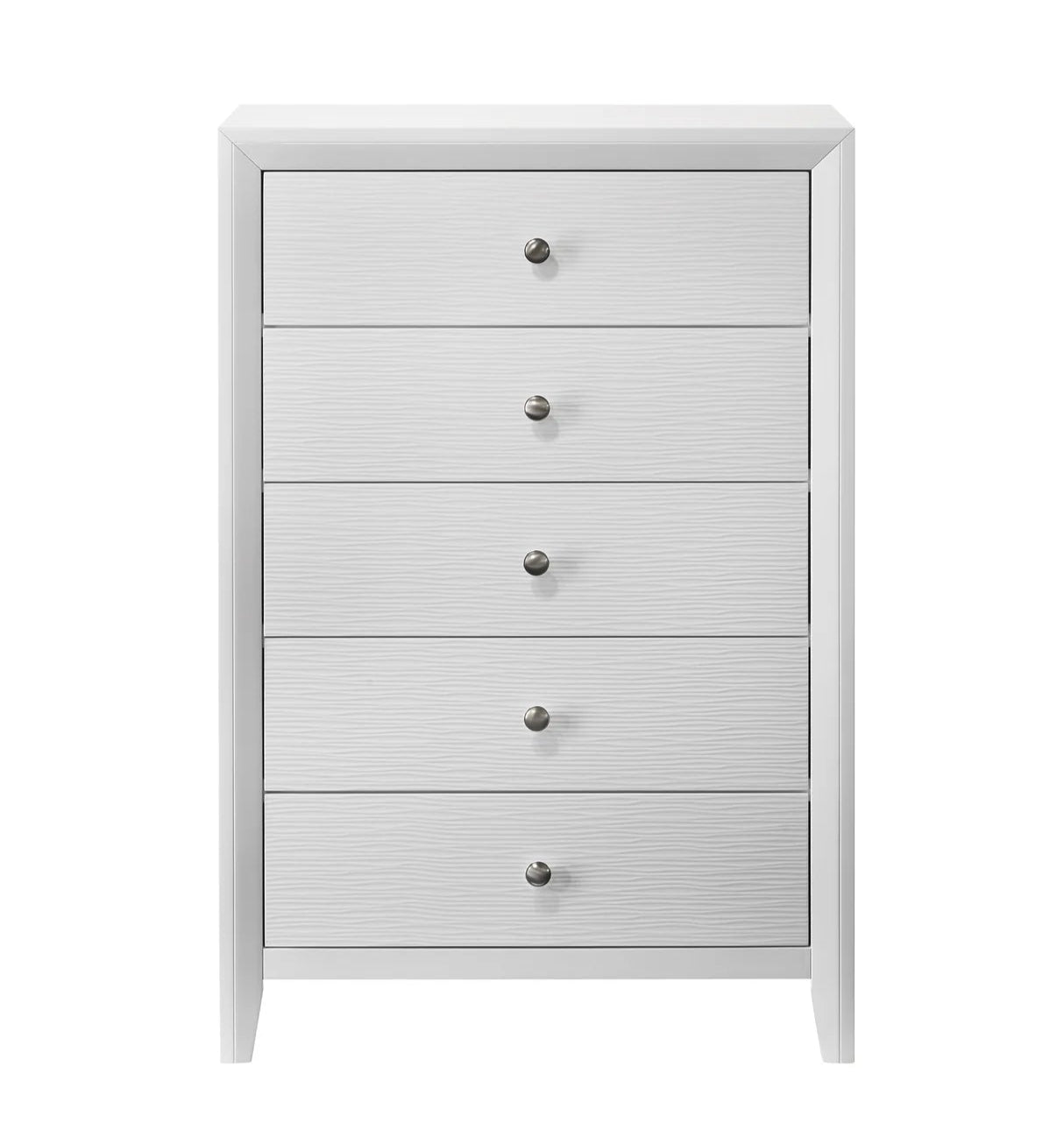 5pcs Denker-Evan White Bedroom Set
