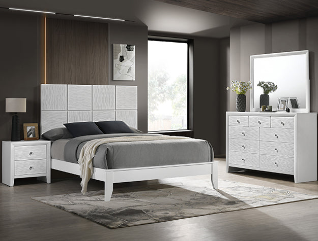 DENKER-EVAN WHITE BEDROOM GROUP