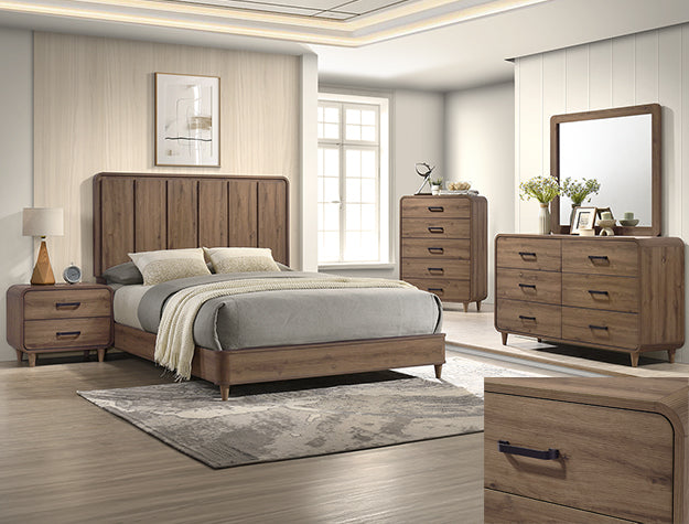 NYOMI BEDROOM GROUP LIGHT BROWN
