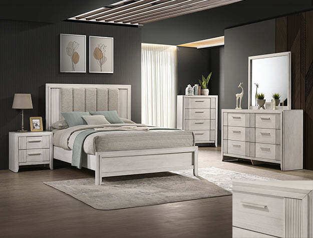 CARLTON BEDROOM GROUP WHITE
