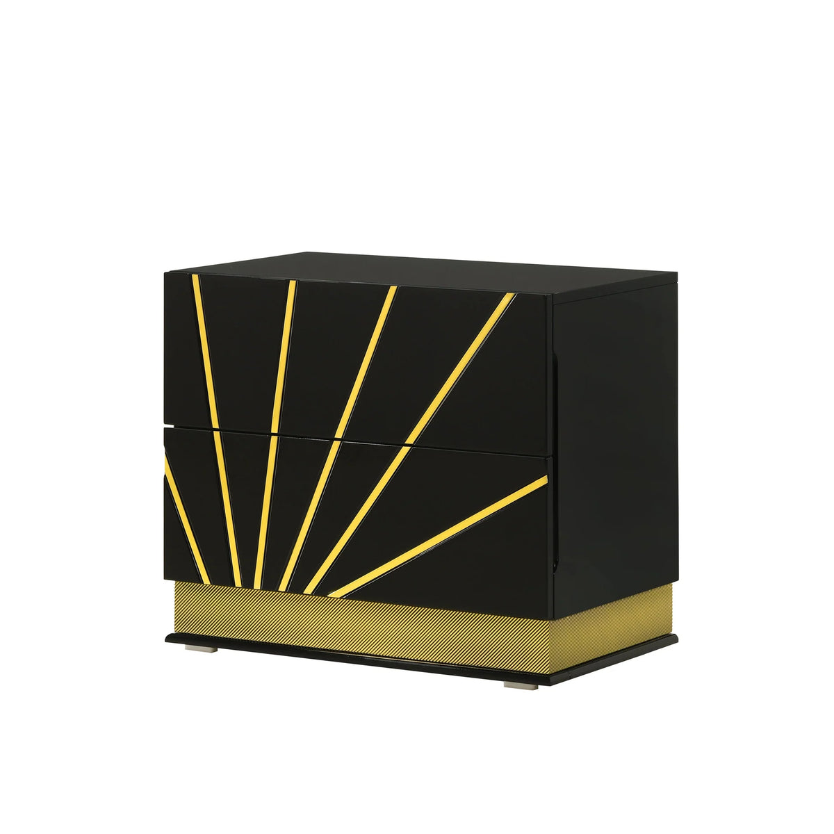 B58 Zenia (Black/Gold) Bedroom Set