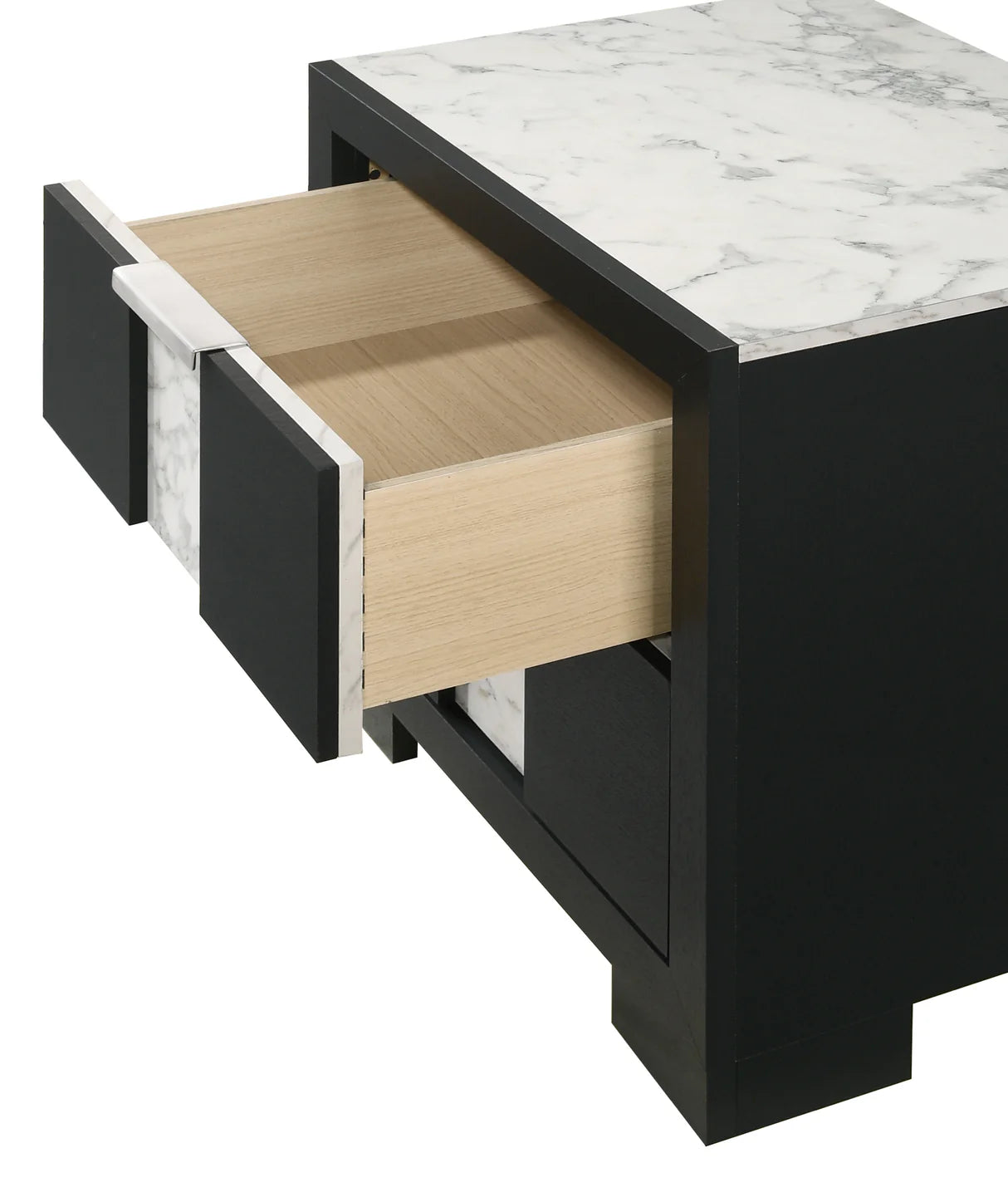 5pcs Rangley Black Wood Finish Bedroom Set