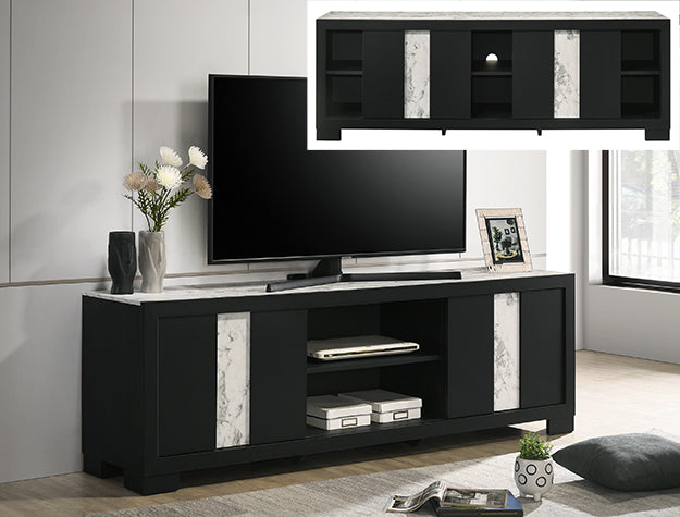 B6835-99 Rangley Black Tv Stand